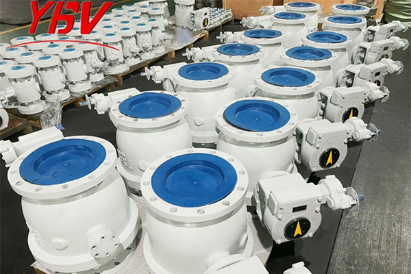 This is a batch of special ball valves used in the polycrystalline silicon industry. 