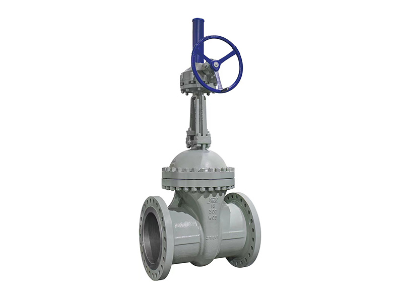 Cast steel wedge gate valve